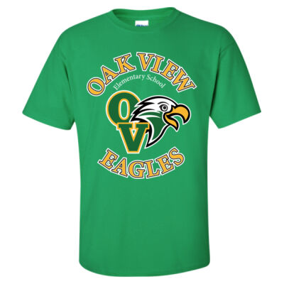 Oakview-Green-Circle-Adult-T-Shirt Thumbnail