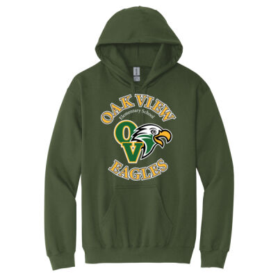 Oakview-Green-Circle-Adult-Hoodie Thumbnail